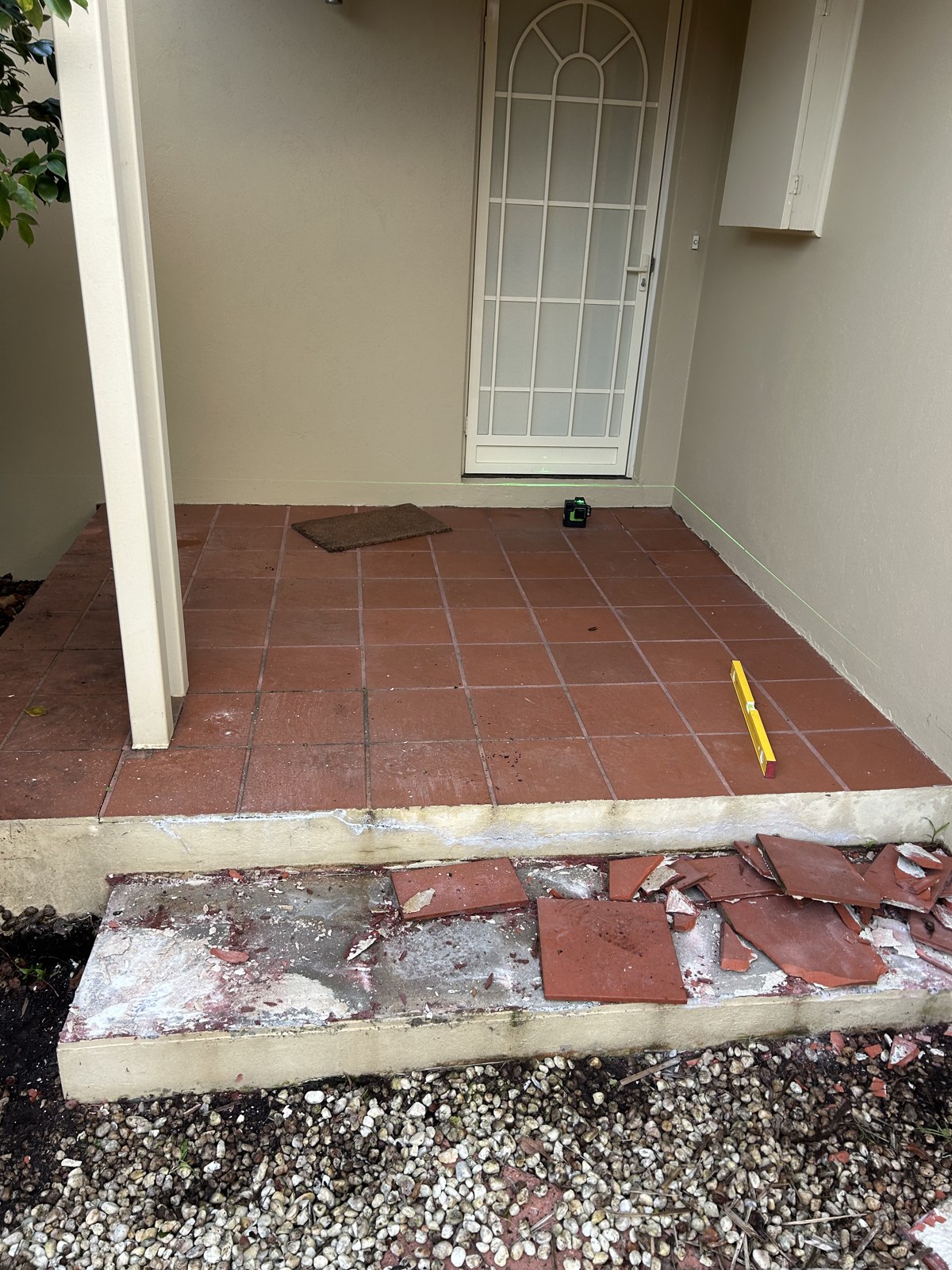 Deck build — before